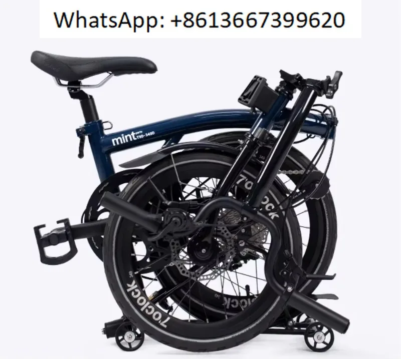 Mint 16-inch 9-speed disc brake triple folding bike MintPapt-s Steel S-Stick Y-Stick M-Stick Folding Bike