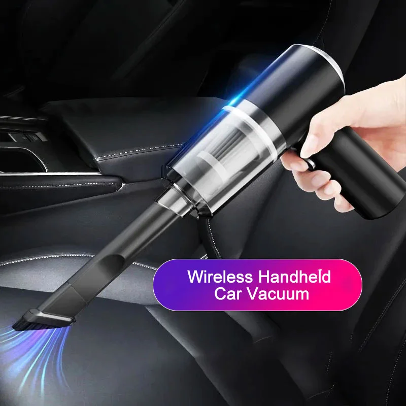 1pcs Wireless Handheld Multi Functional Household Use Car Vacuum Cleaner High Power Rechargeable Household Mini Vacuum Cleaner