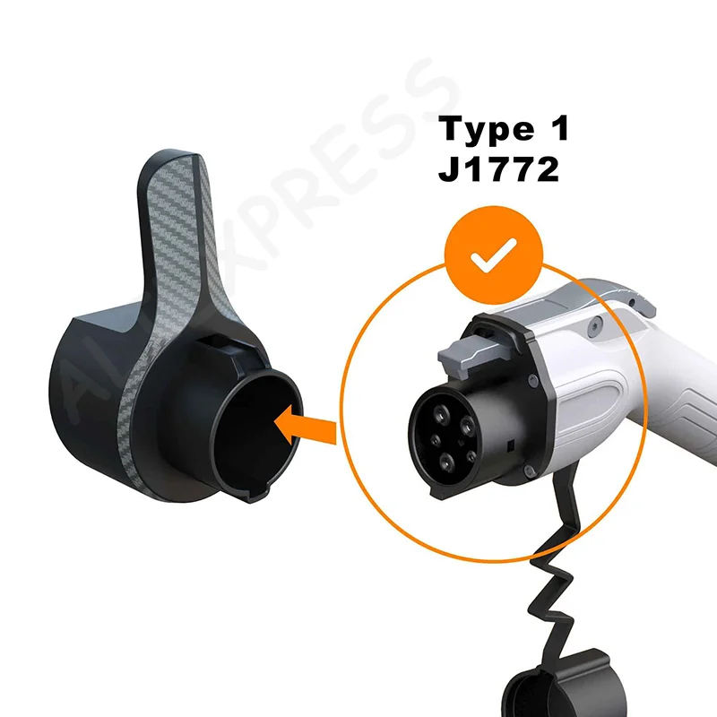 NewEV Supporto per caricabatterie Fondina Dock per veicolo elettrico Tipo 1 J1772 Cavo di ricarica Protezione extra Wallbox leader