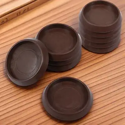 10 قطعة أكواب عجلات ثابتة مضادة للانزلاق لأرجل الأثاث حافظات الأرضية مقابض العجلات وسدادة السرير وسادات الأرائك والكراسي والطاولات والسجاد