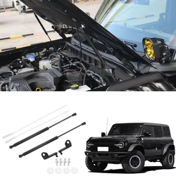 compatible with Ford Bronco 2021, 2022, 2023, 2024 front hood shock absorber, lifting support pillar, air spring accessories, 2-