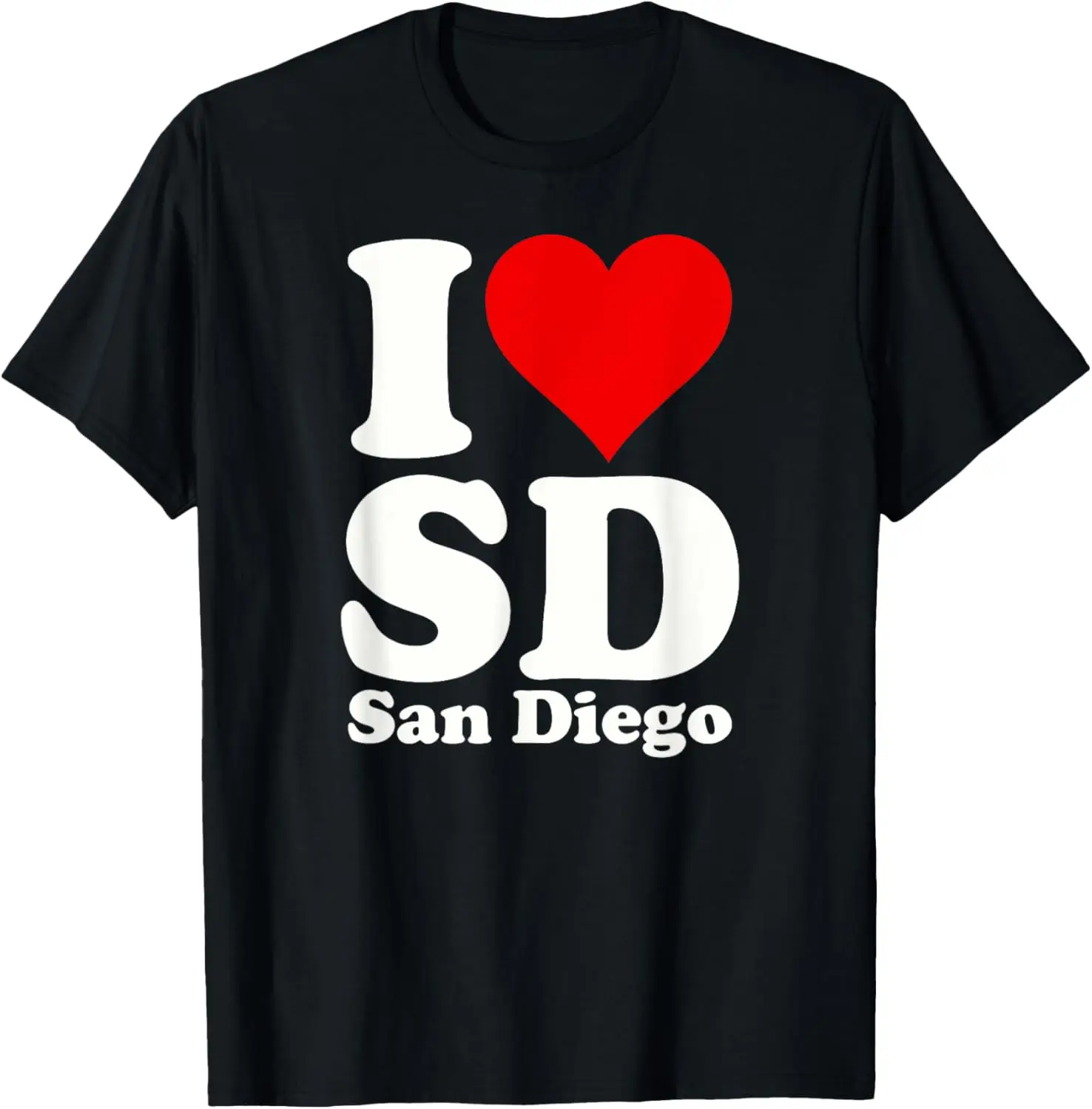 

Футболка I LOVE HEART SD SAN DIEGO CALIFORNIA