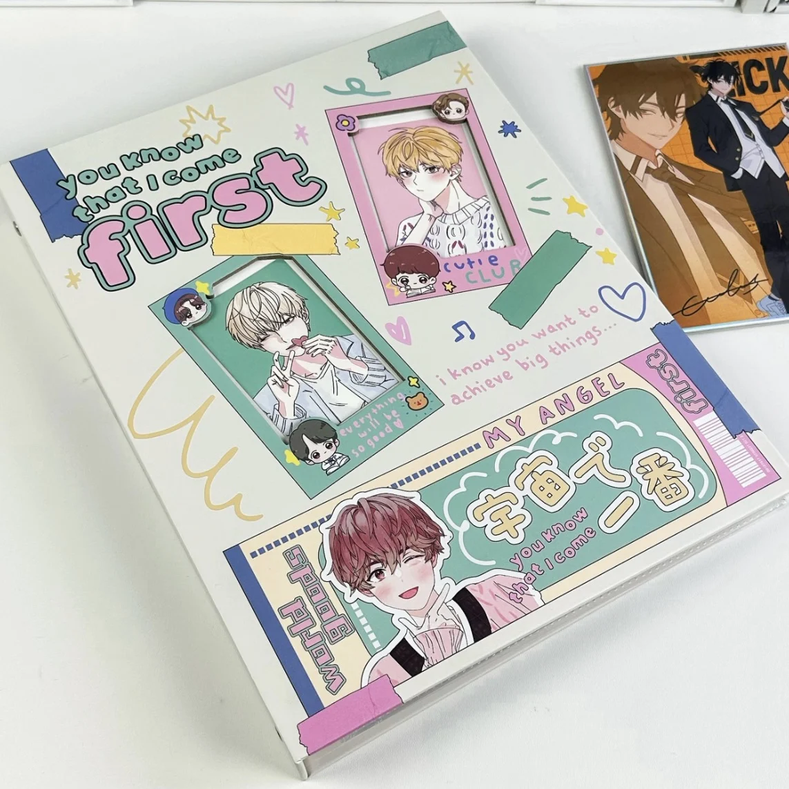A4 Anime Merch Card Binder Album - Organizer for Demon Slayer Cards, Kpop Photocards, Holographic Tickets & Fan Art