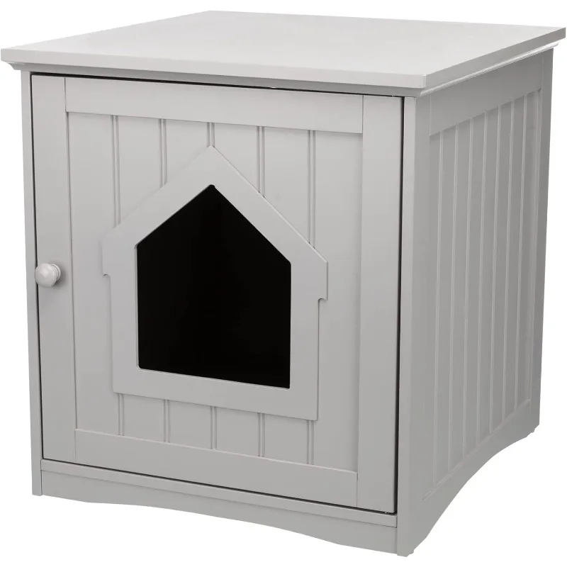 

Small Cat Litter Box Enclosure Hide Litter Indoor Cat Home Cat Furniture Accent Table,