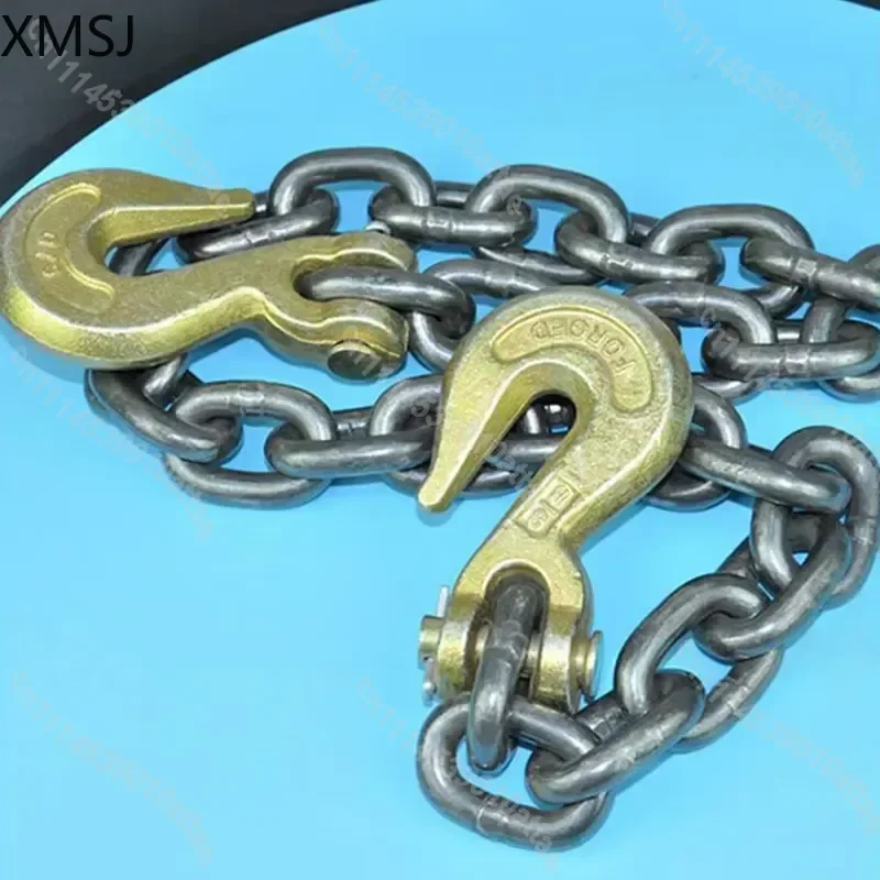 G80 Steel Tow Chain 1/2 Inch Galvanized Heavy Duty Welded Transport Chain For Truck Trailer Recovery