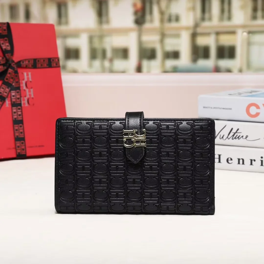 CH Luxury Brand Spring Fashion New Wallet Storage Change Long Large Capacity Card Holder 2025 High Quality Wedding Bag