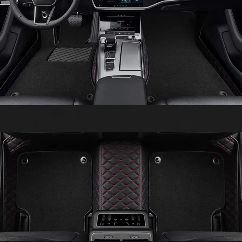 Custom special car floor mats for Audi A7 hatchback 2025-2018 Good quality rugs waterproof double layers carpets for A7 2022