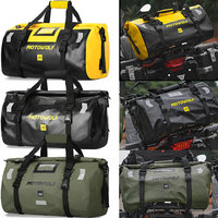 Universal 40L 66L Motorcycle Waterproof Tail Bags Helmet Durable Rear Moto Seat Bag High Capacity Riding Motocross Outdoor Bag