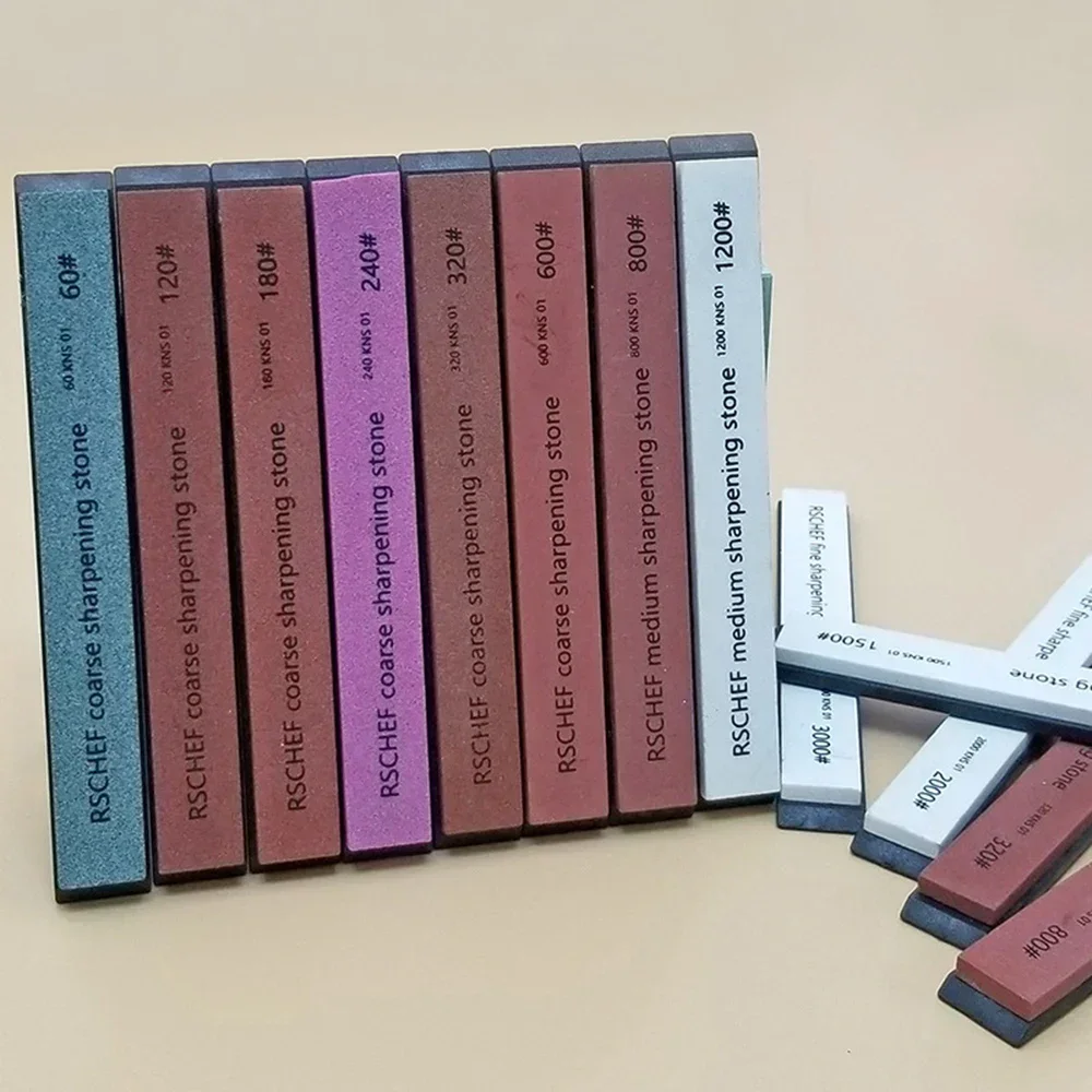 Polijstgereedschap - Korund Vaste slijpsteen, waterslijpsteen, keukenmessenslijper van 60-3000