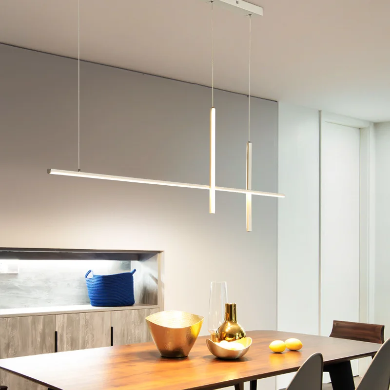 Plafonnier LED Noir avec Télécommande au Design Minimaliste Moderne, Éclairage d'Nik, Luminaire Décoratif de Plafond, Idéal pour un Restaurant, une Cuisine ou un Bar