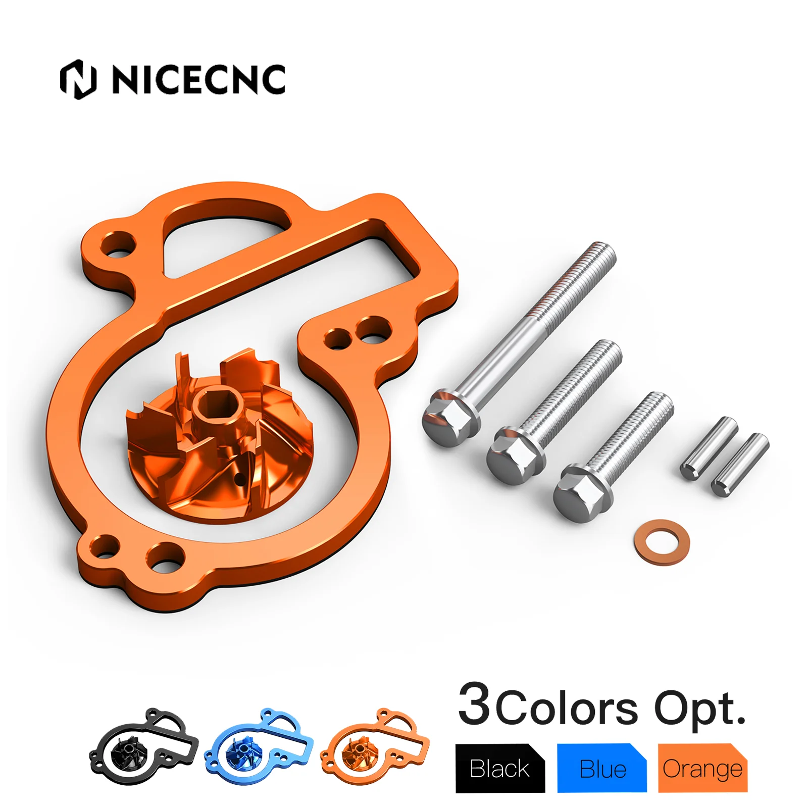 

NiceCNC For KTM EXCF XCFW 450 500 2017-2024 2023 Oversized Water Pump Impeller Cooler Kit 450 SXF XCF SMR RALLY FACTORY XWF500