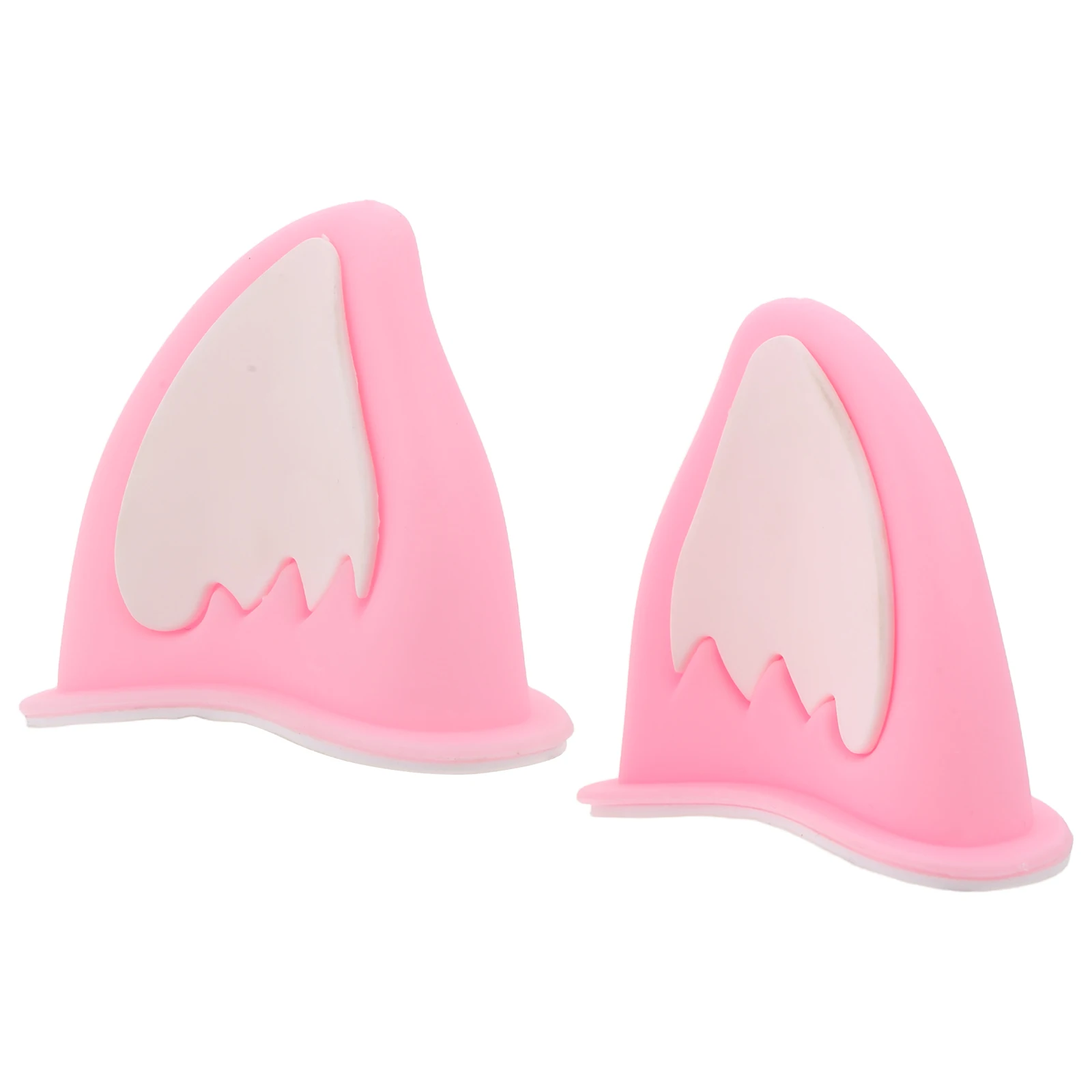

Motorcycle Decoration Fox Ears Attachment Durable PP Material Easy Installation Ski Bike Accessories Cartoon COVER