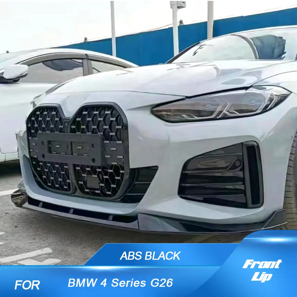 

Front Bumper Splitter Lip Diffuser For BMW 4 Series G26 420i 430i Gran Coupe 4Doors 2021-2024 Front Lip Spoiler