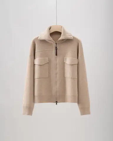 8 best sales ऊनी जैकेट - №5