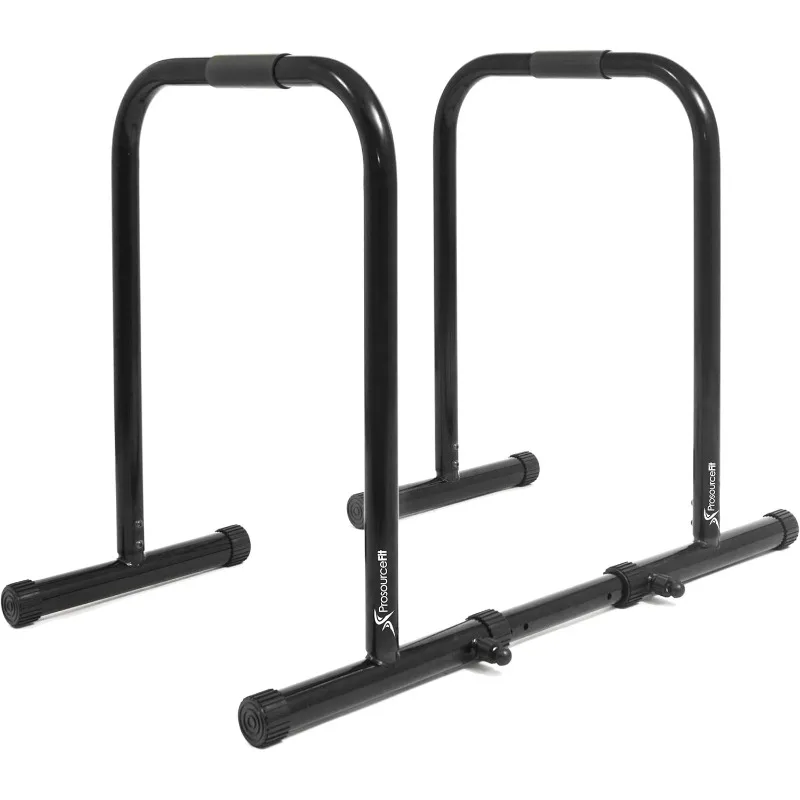 

Dip Stand Station, Heavy Duty Ultimate Body Press Bar with Safety Connector for Tricep Dips