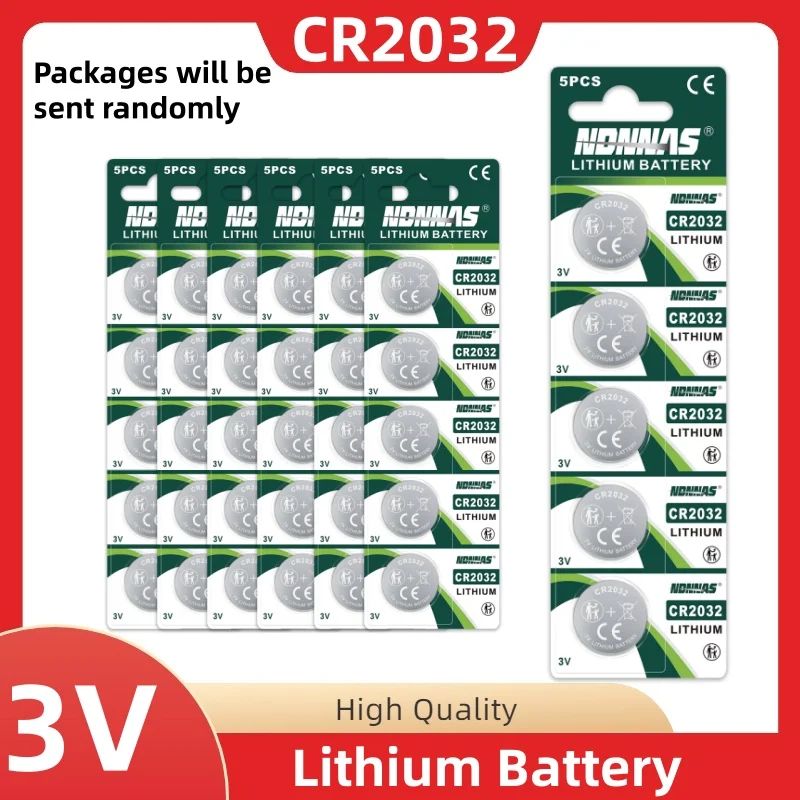 50-500PCS CR2032 3V Lithium Battery CR 2032 Button Battery For Watch Toy Calculator Car Remote Control Button Coin Cell