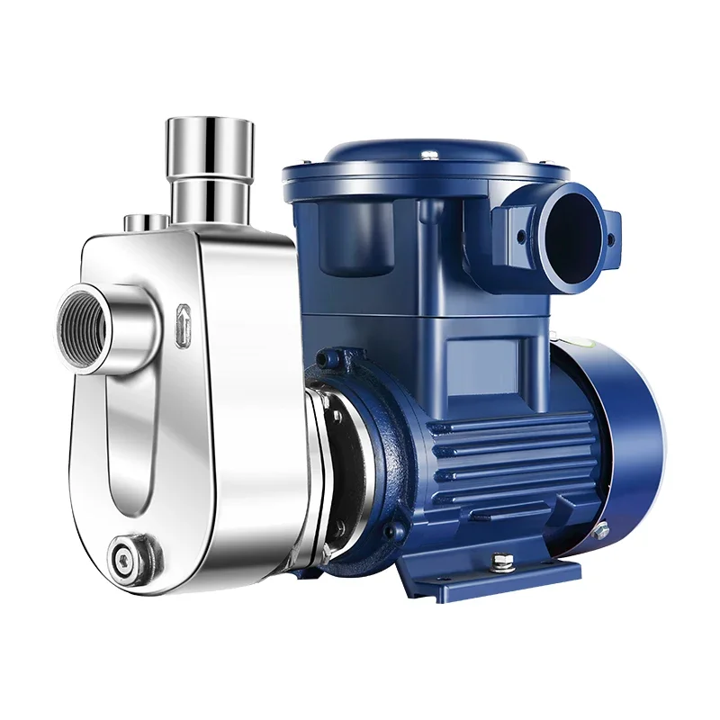 corrosion resistant, acid and alkali resistant 316 stainless steel centrifugal pump, self suction chemical pump