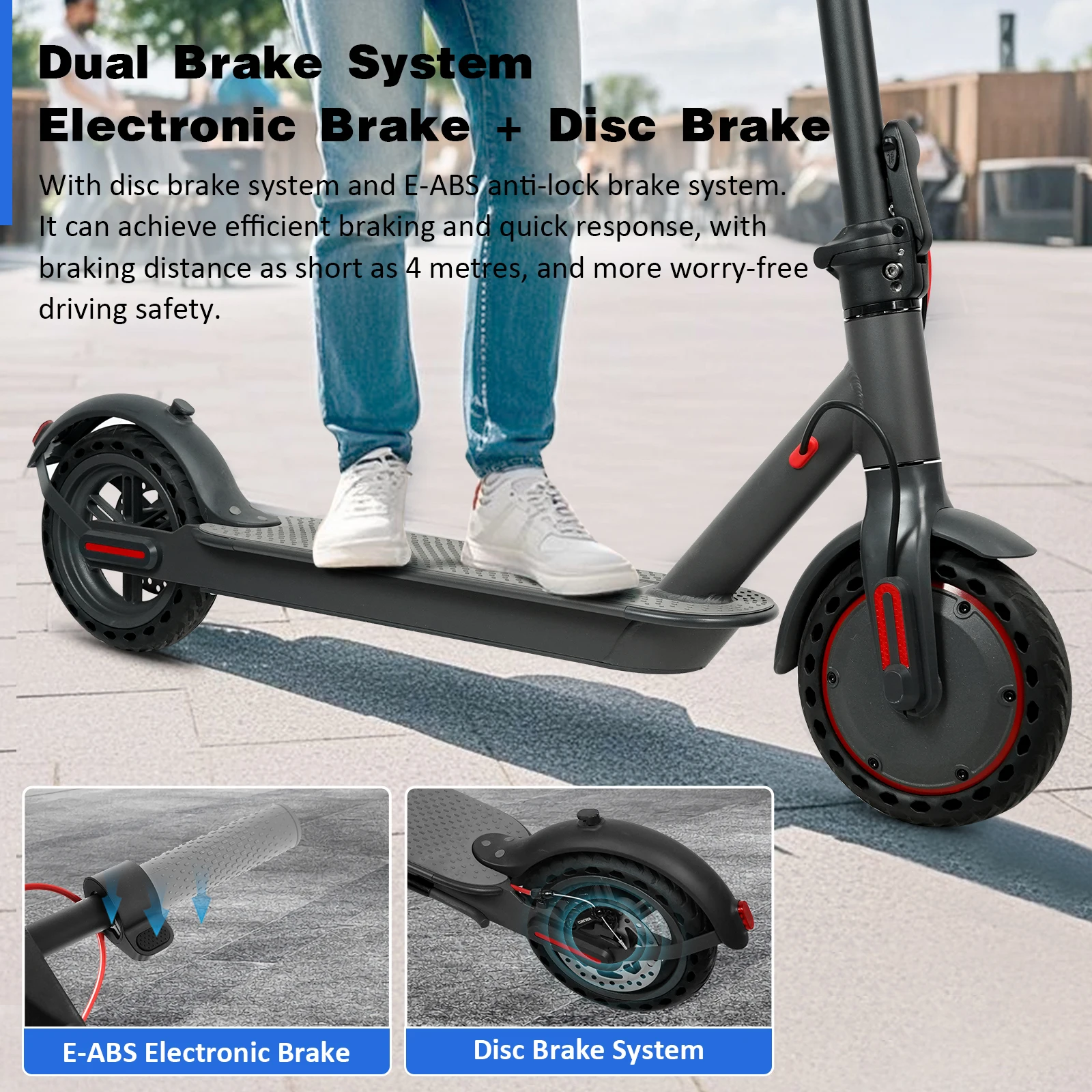 Patinete Eléctrico M365PRO/M365 X1, 36V 10.5Ah, Motor de 500W, 35KM de Autonomía, 31KM/H, Llantas Sólidas de 8.5 Pulgadas, Plegable, con APP Inteligente 7