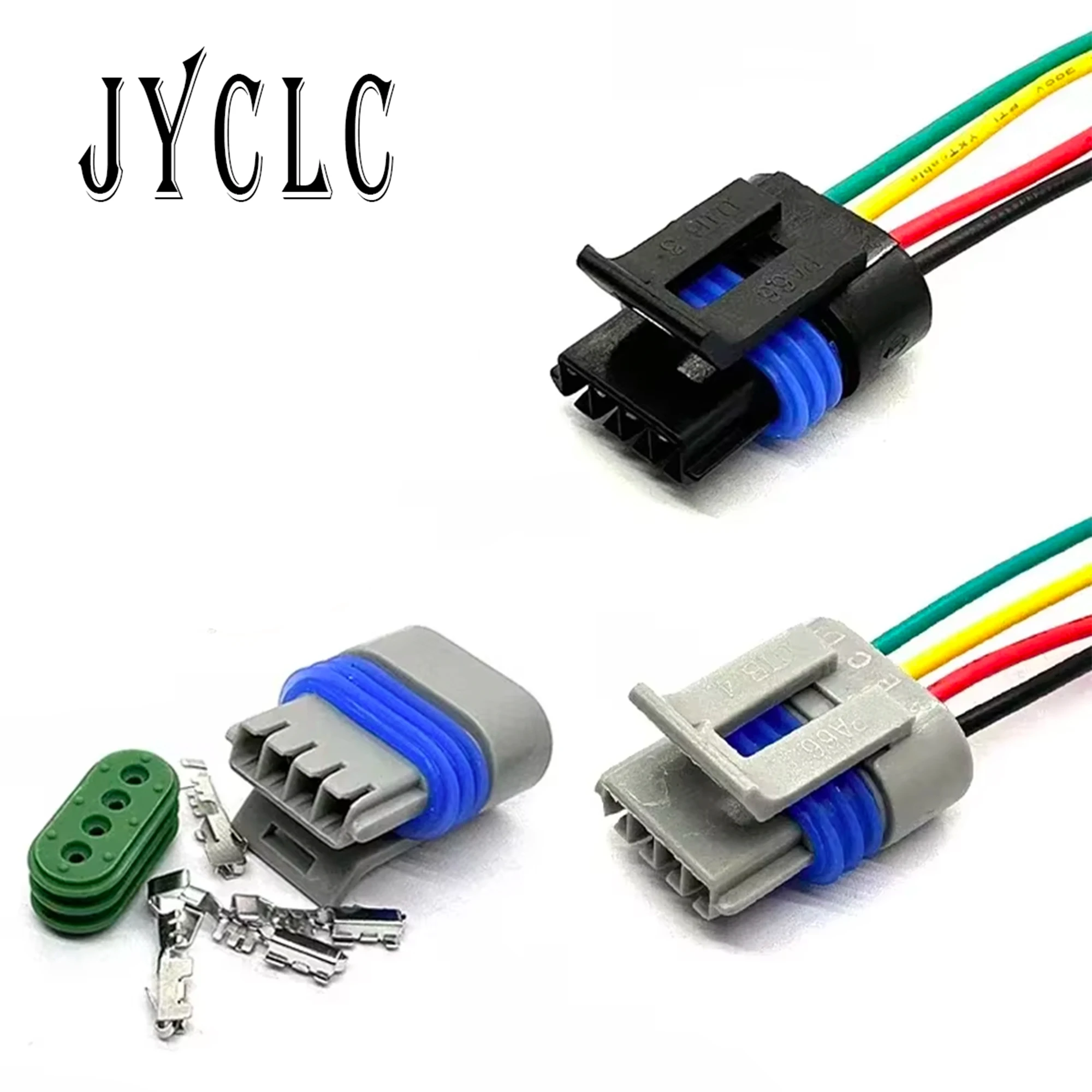 1 Set 4 Pin Female Car Intake Pressure Sensor Plug 1.2L D4F Auto Oxygen Sensor O2 Connectors for Buick Zhonghua 12162190