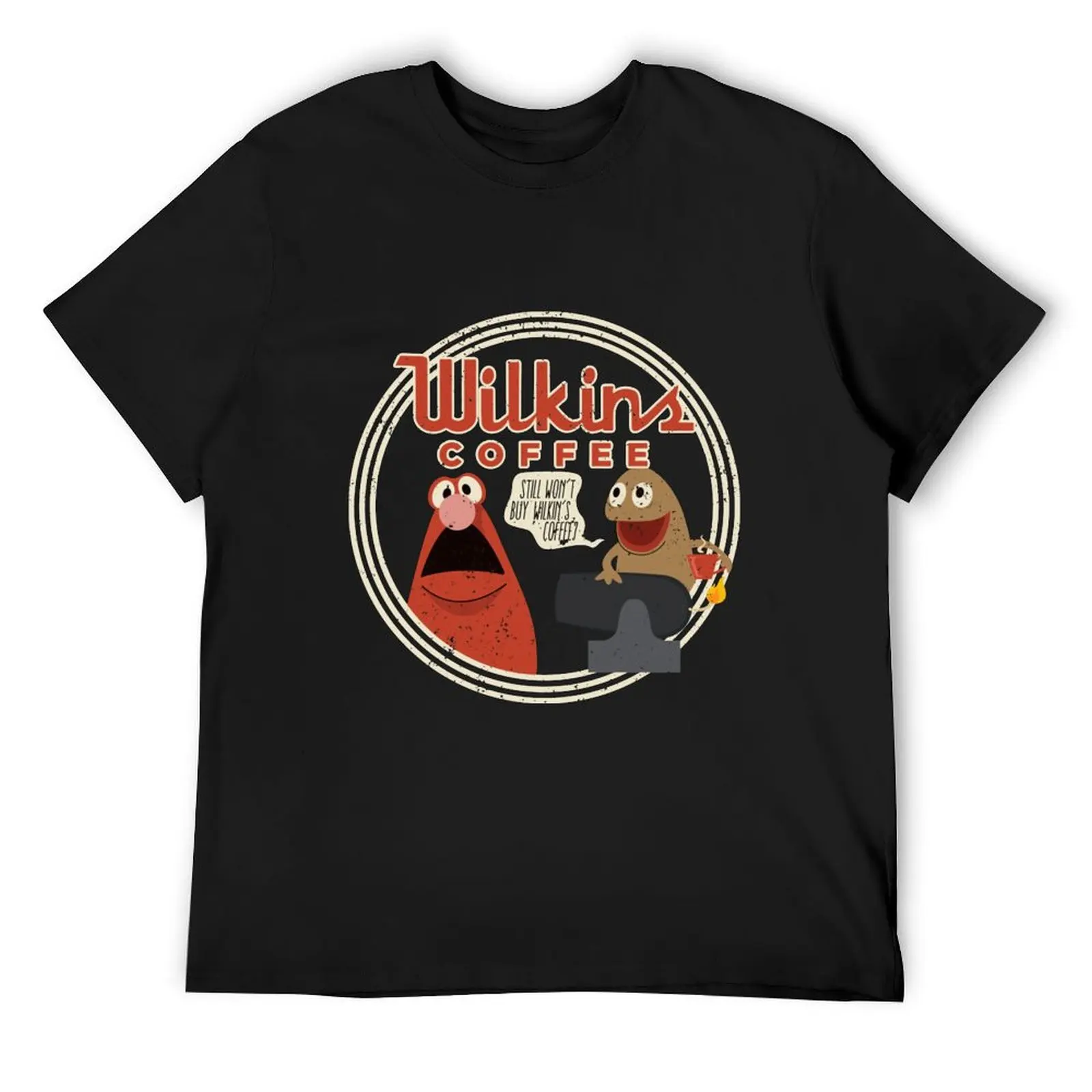 

Wilkin_s Coffee Parody - Wilkin_s Coffee Cartoon Coffee T-Shirt