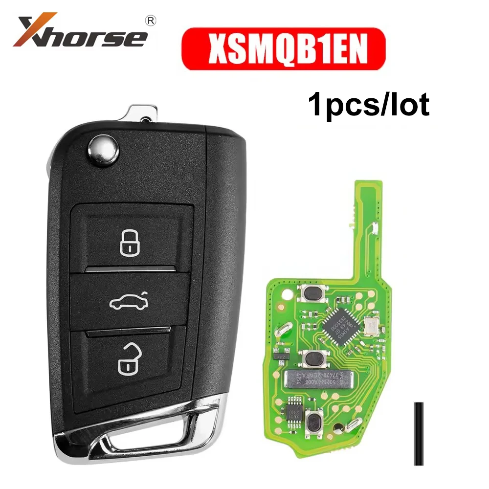 

Xhorse XSMQB1EN — это смарт-ключ XSDM04EN для V-W MQB, выкидной, 3 кнопки, с функцией бесключевого доступа, английская версия, 1 шт./лот