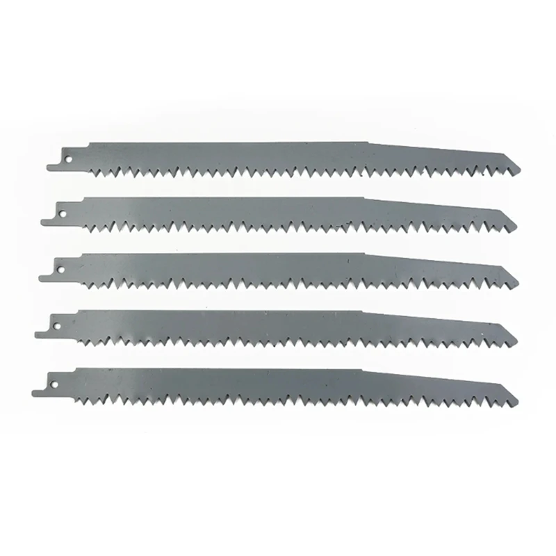 5PCS 240MM Reciprocating Saw Blades S1531L Cutting Curve Hacksaw Blades Power Tool Spare Parts For Forest Wood Metal