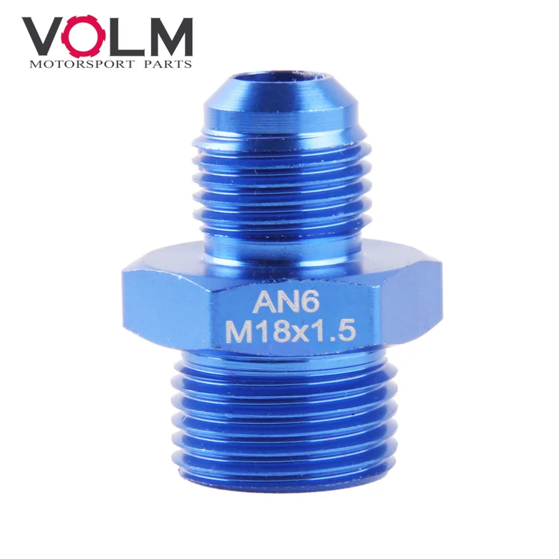 M18 P1.5 M18 * 1.5 M18*1.5 18*1.5 male to 6an an6 -an 6 male adaptor adapter Fitting