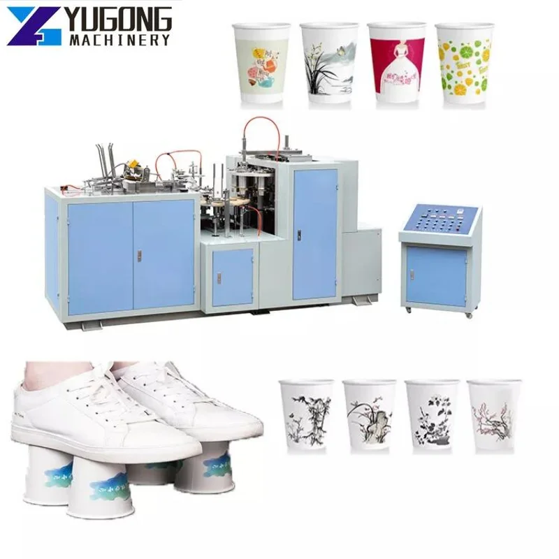 YG Fully Automatic Disposable Paper Cup Froming Machine Manufacturer Double Wall Coffee Paper Cup Making Machine Production Line