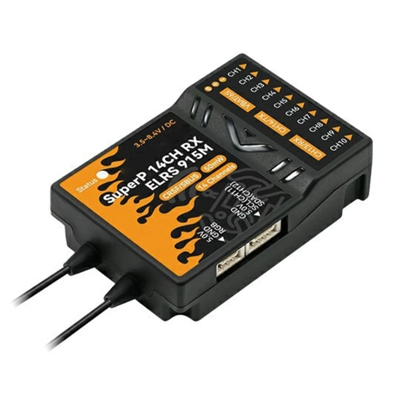 

Q22A Disturbingly Resistant 14CH Flight Receiver Making For Extended Missions Featuring Quick Assembly Mechanism