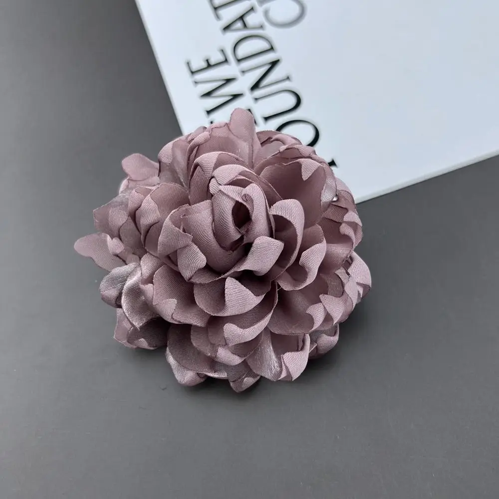 Gifts Multi-layer Large Flower Brooch Fabric Jewelry Accessories Lapel Pins Handmade Collar Flower Party