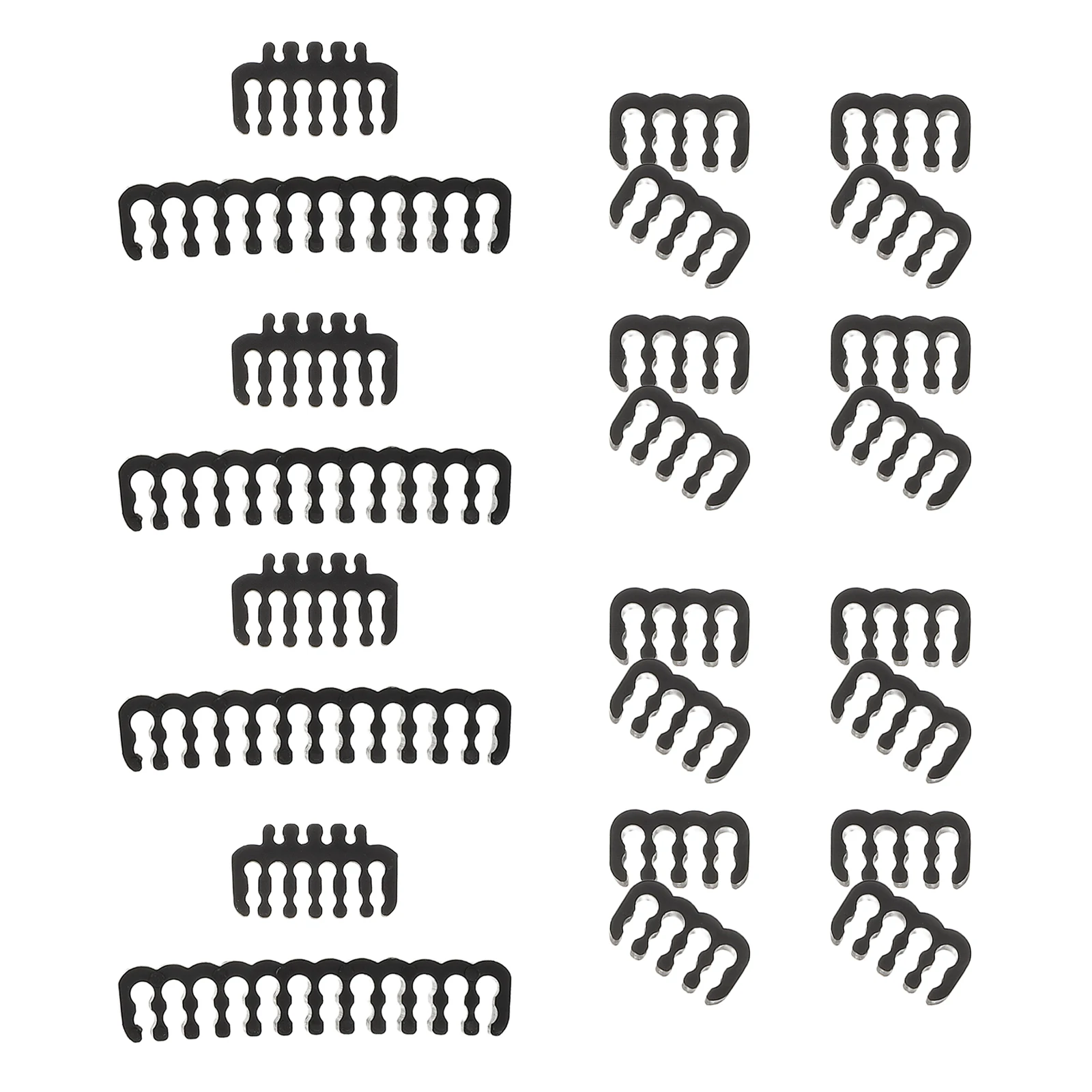 

24pcs Cable Management Kit PC Case 24PIN 8PIN Wire Combs Organizer Straps Heavy Duty Zip Ties Cord Organizers
