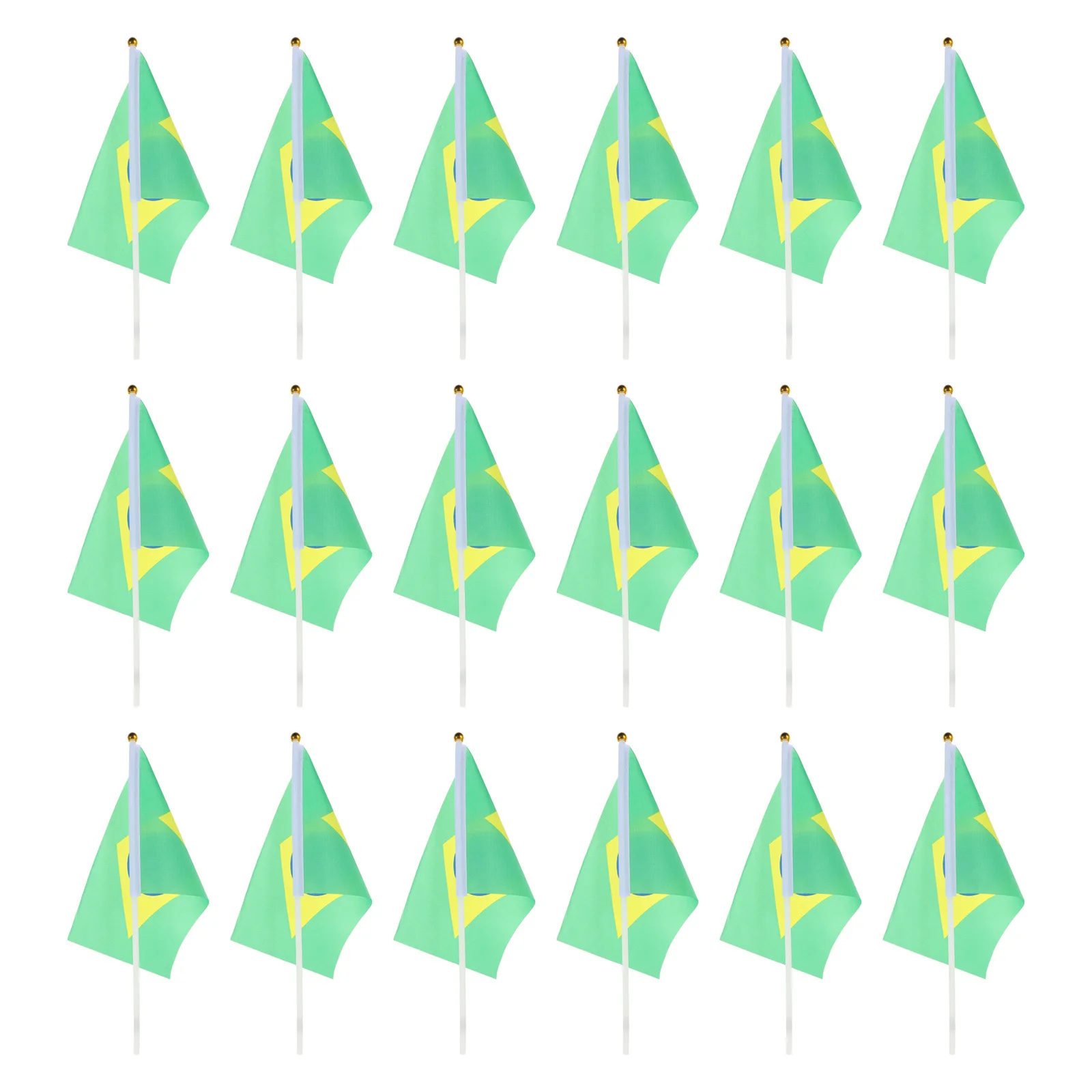 

50Pcs National Handheld Flags Lightweight Portable Flags for Classroom Festivals Parties Parades Patriotic Decorations Qatar 32