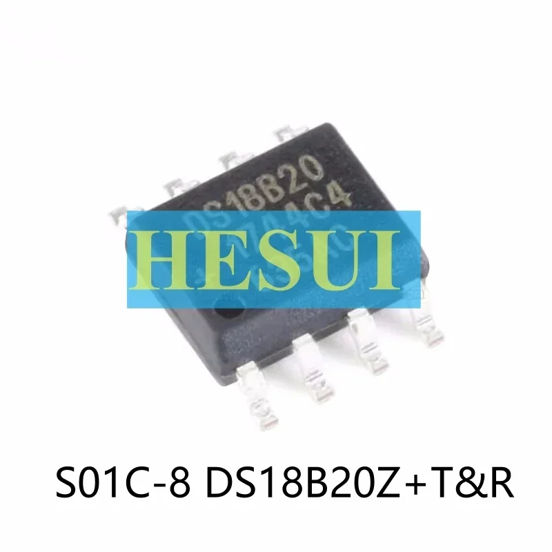 Original DS18B20Z+T&R SOIC8 programmable digital thermometer/temperature sensor