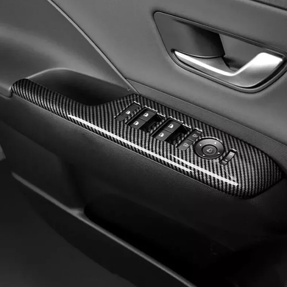 For Hyundai Kona SX2 2024-2026 Car Tuning Carbon Fiber Style Door