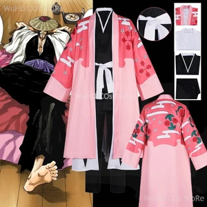 Shunsui cosplay traje masculino anime lixívia cos mil anos guerra de sangue arco capitão kyoraku quimono traje halloween roleplay terno 12 principais vendas capitão yami - №10