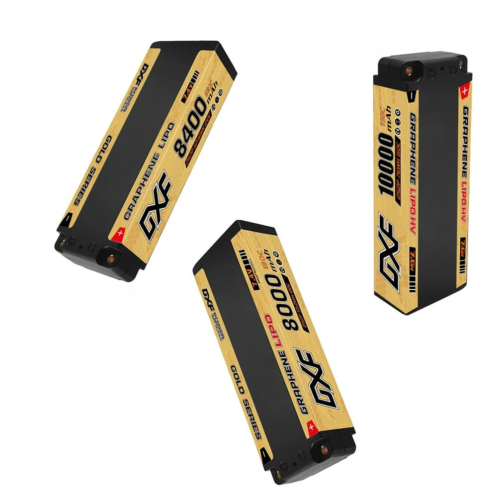 

DXF 4S Lipo Battery 3500mAh 4200mAh 4500mAh 15.2V 150C 5200mAh 6500mAh 7500mAh XT60 Plug Hardcase RC Car Buggy Truggy Offroad