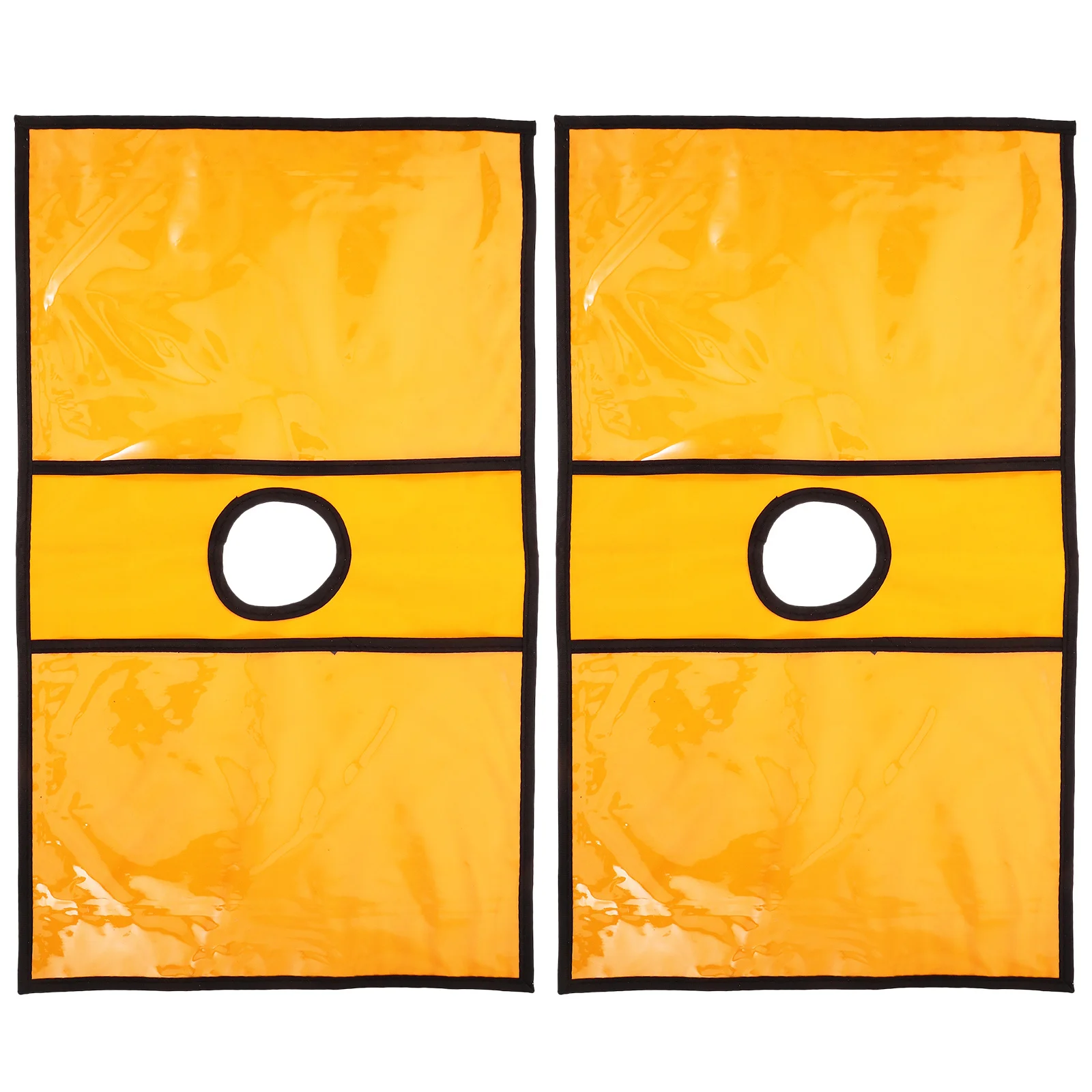 2Pcs Portable Traffic Cone Sleeve with Pocket Durable High Visibility Perfect for Safety Warnings Sports Training Outdoor Events