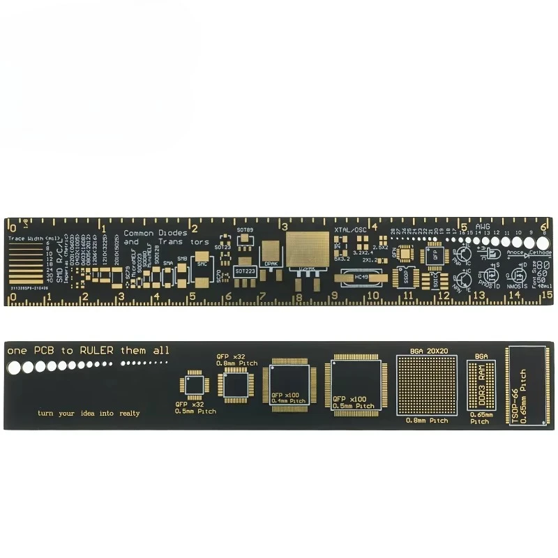 PCB Ruler For Electronic Engineers For Geeks Makers For Arduino Fans PCB Reference Ruler PCB Packaging Units v2 - 6