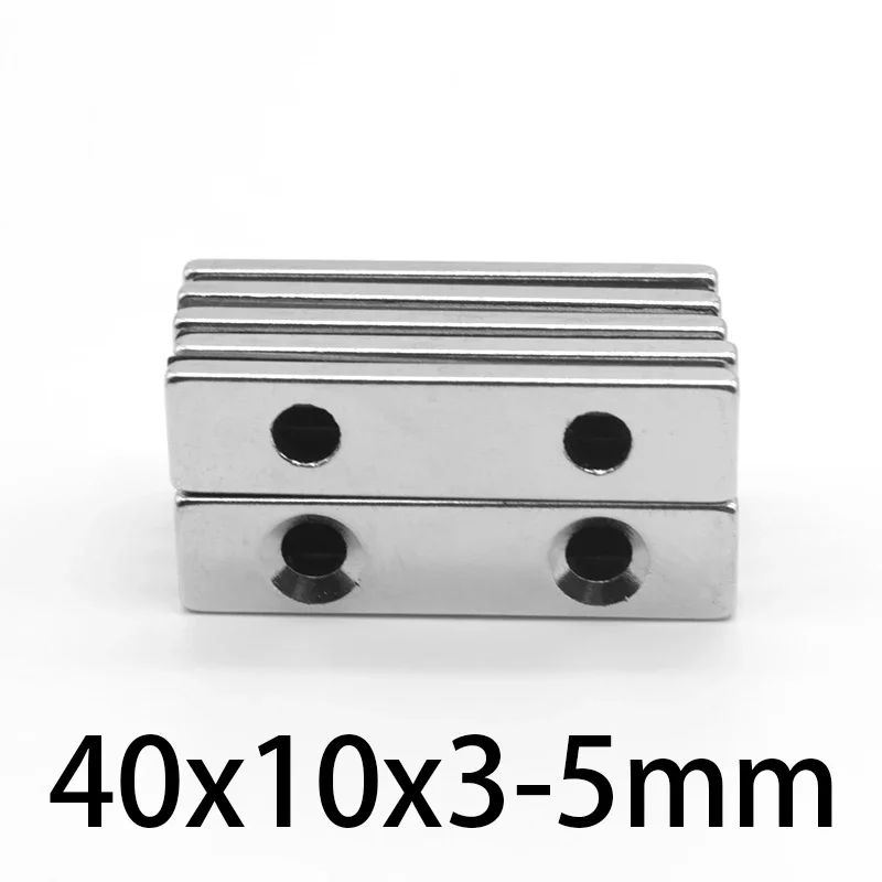 40x10x3-5mm Powerful Block Magnet For Fridge, DIY, Building, Scientific, Craft, Education, 40*10*3-5  40x10x3-5