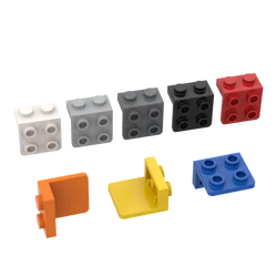 10Pcs MOC Parts 44728 Bracket 1 x 2 - 2 x 2 Compatible Bricks DIY Assmble Building Blocks Particle Kid Puzzle Brain Toy Gift