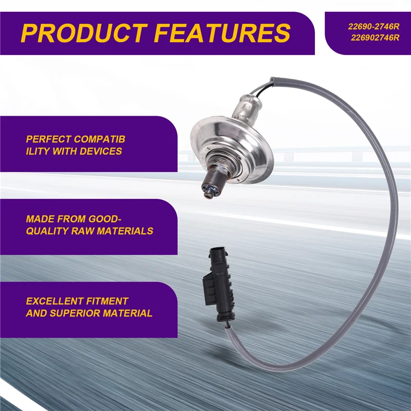 

Lambda Oxygen Sensor For Renault 1.3 Koleos Nissan Qashqai 226902746R 2269000Q2F A0005423004 A 000 542 3004