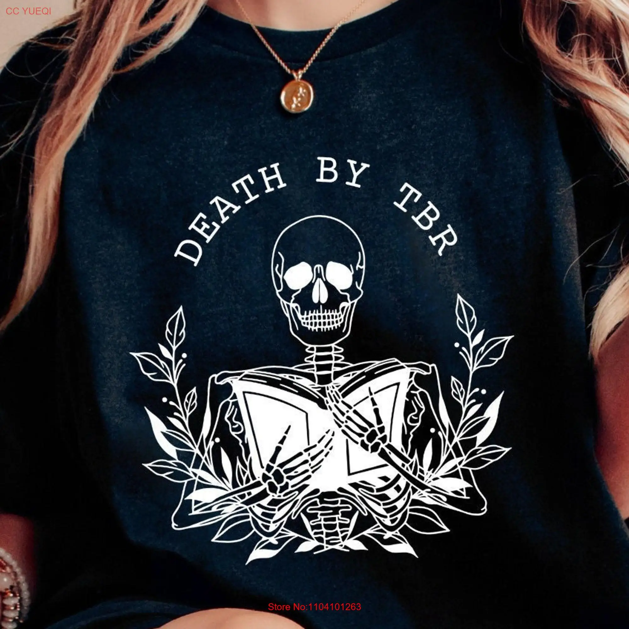 Death By TBR T Shirt Bookish Bibliophile To Be Read Pile Reading Merch Book Lover Bookstagram Bookworm