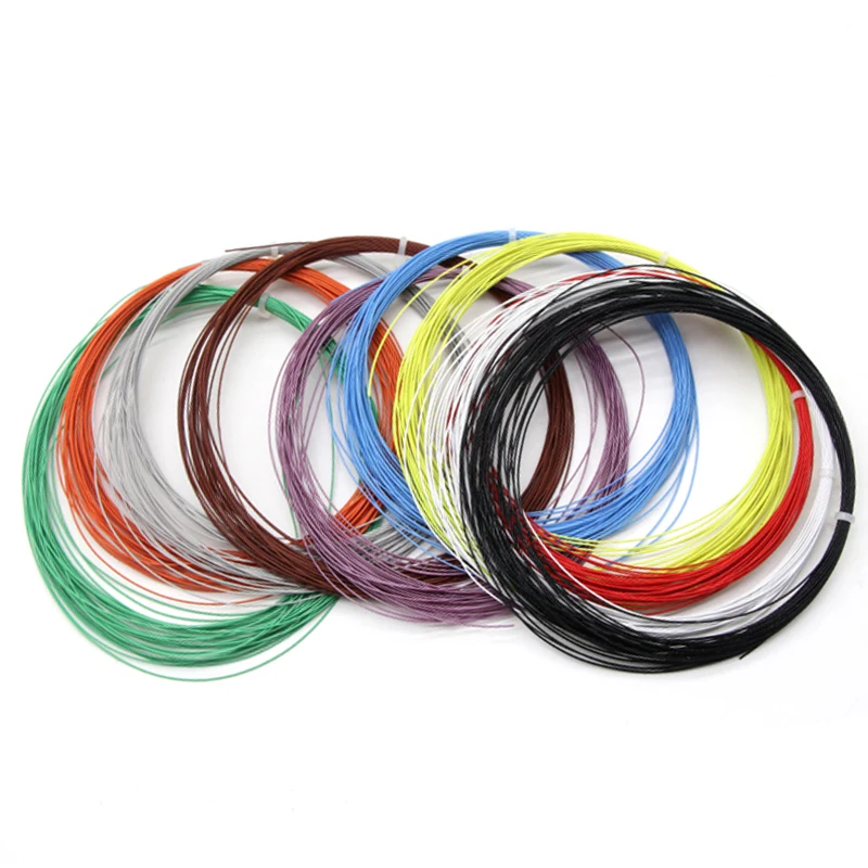 10/100/200/500m UL10064 PTFE Wire 40/36/34/32/30/28/26AWG Ultra Fine Micro Litz FEP Insulation Tinned Copper Cable for Soldering image 5