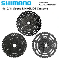 SHIMANO-Cassette LINKGLIDE para bicicleta de montaña MTB, 9S, 10S, 11 velocidades, LG300, LG400, 11-36T, 39T, 41T, 43T, 45T, LG700, 11-50T, Original
