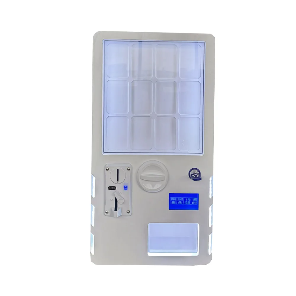 Coin Operated Kids Card Vending Machine Mini Metal Frame Trading Card Dispenser Machine Collection Ticket Card Dispenser