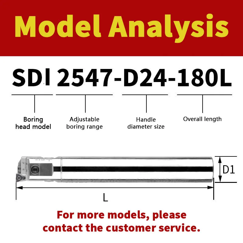 Precision boring tool, fine-tuning boring head with SDI adjustable small hole diameter set, machining center