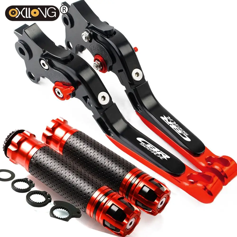 

Motorcycle Accessories Adjustable Brake Clutch Levers Handbar End Grips FOR HONDA CBR900RR 1993 1994 1995 1996 1997 1998 1999