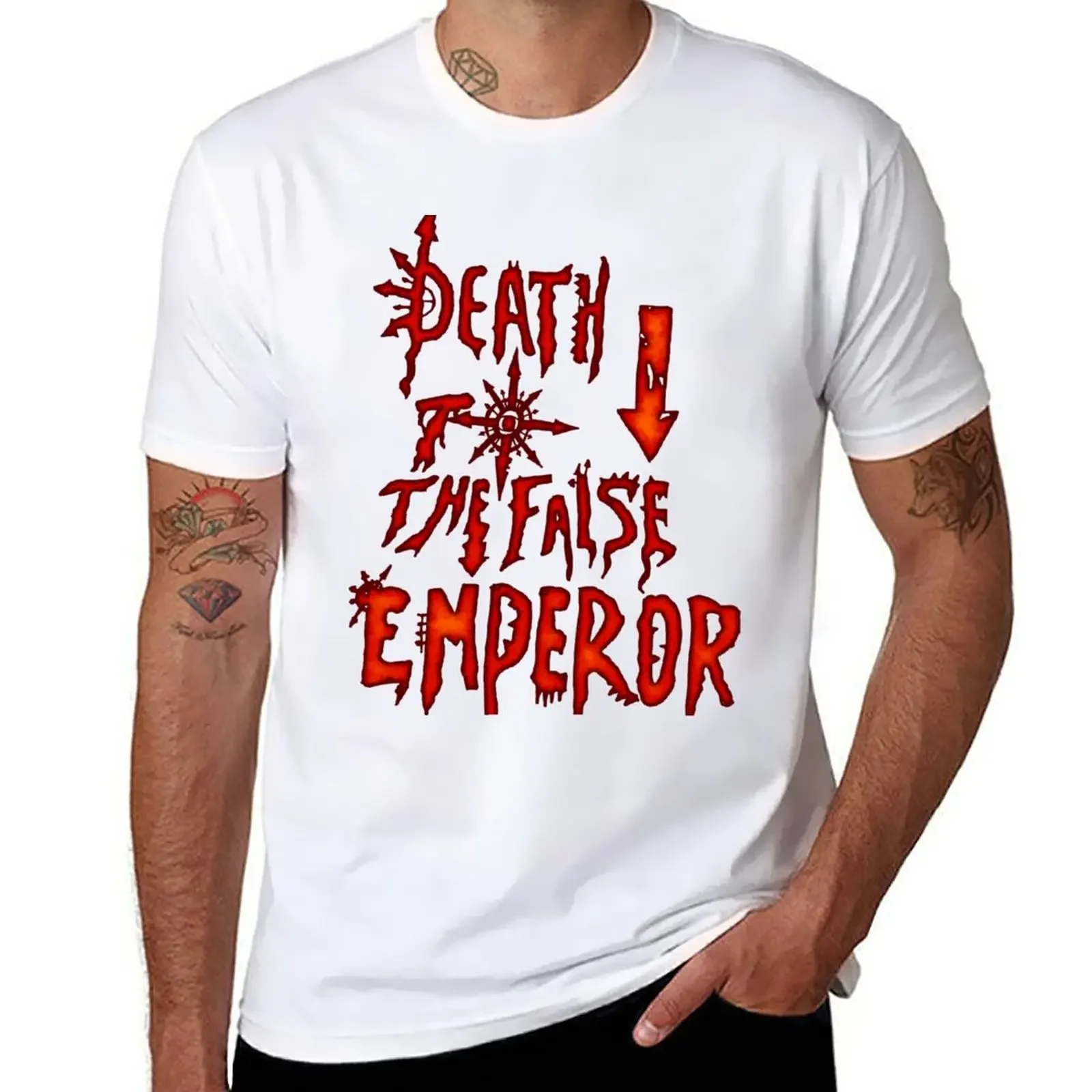 Death to the False Emprah! (Khorne) T-Shirt aesthetic clothes oversized oversizeds t shirts for men pack