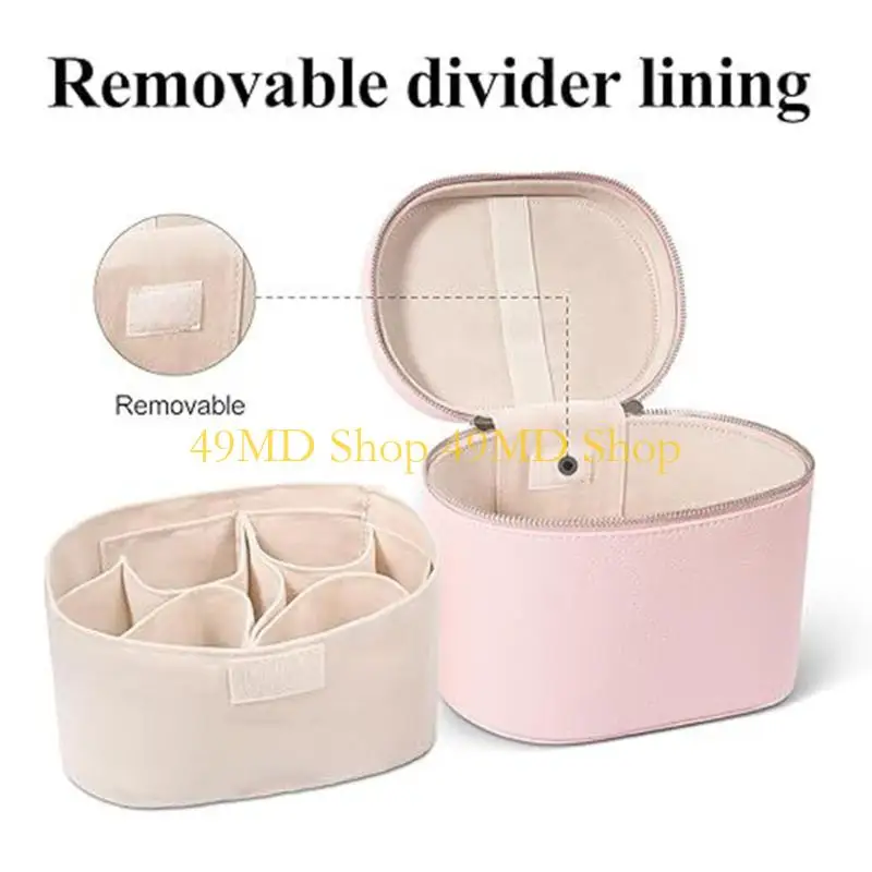 

49MD Кожаная косметичка Косметичка Портативная сумка для хранения Сумка для путешествий Сумка для туалетных принадлежностей