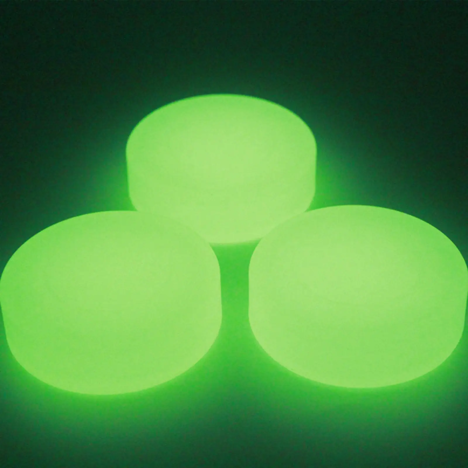 Light Up Hockey Puck Green Luminous PVC Ball for Kids Youth Floor Ice Hockey for Night Practice - view 6